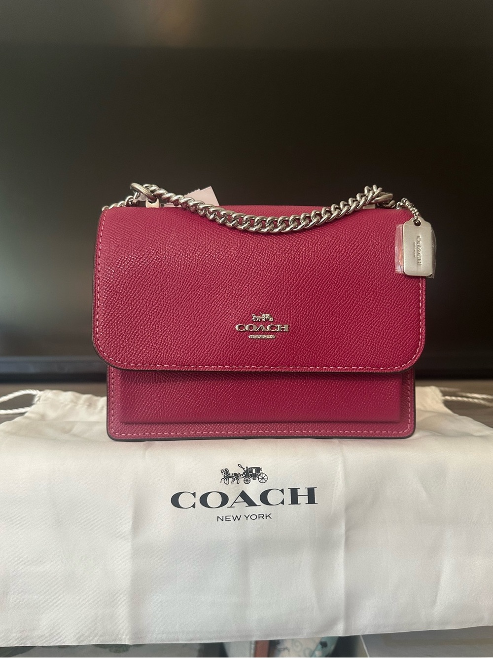 Coach mini klara bright violet Crossbody